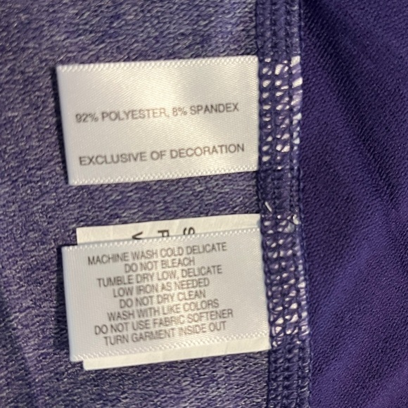 NWT Cutter & Buck Women’s DryTech Tackle Hoodie, Purple/Purple Heather, size M - Picture 5 of 7